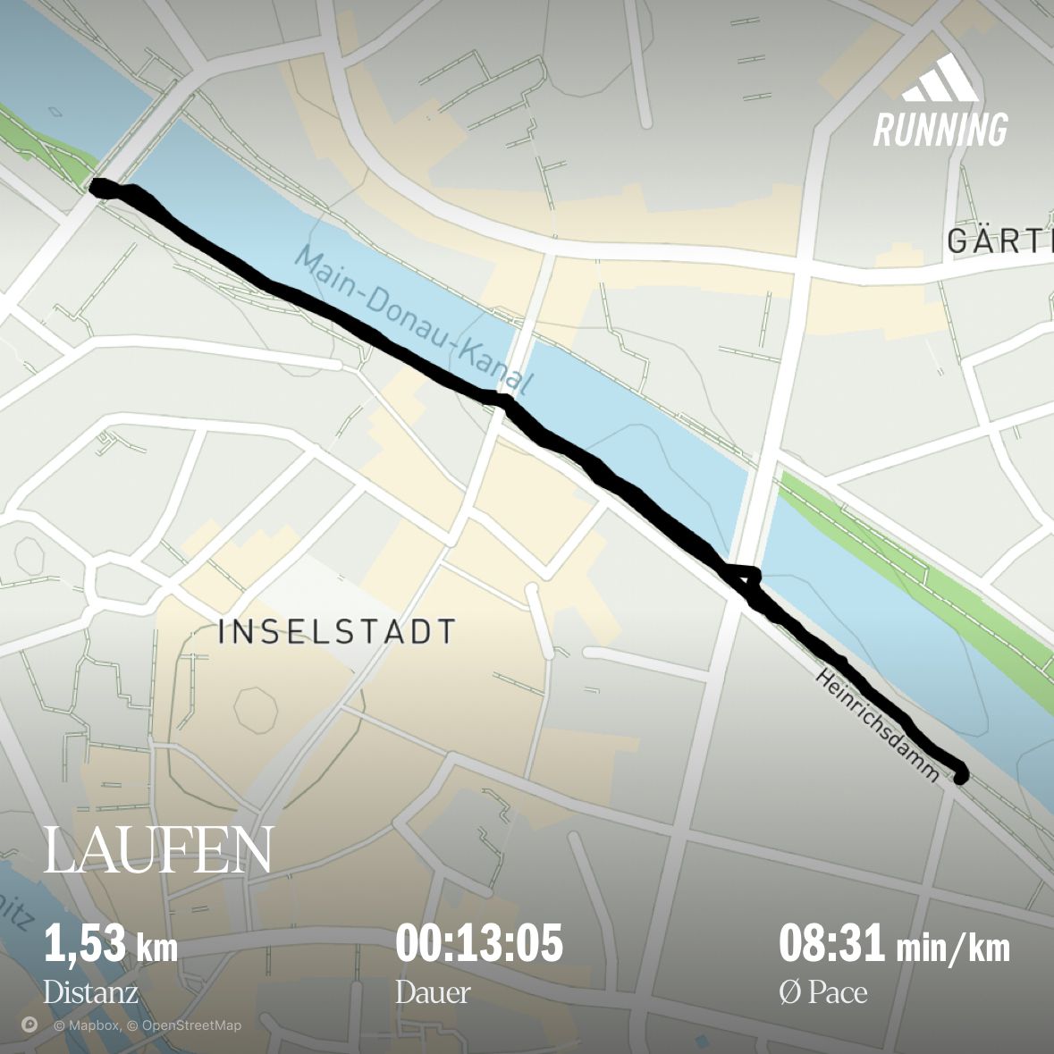 Sebastians Erster Lauf